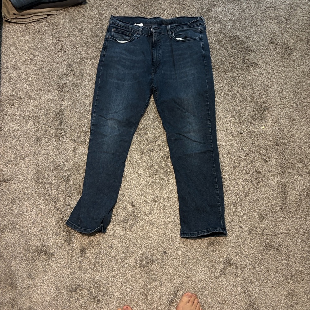 Levi's Men's Dark Blue Straight Jeans